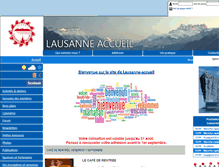 Tablet Screenshot of lausanne-accueil.org